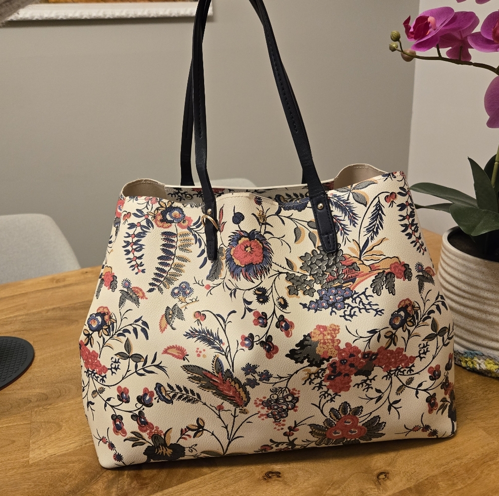 Tory Burch Large Floral Tote